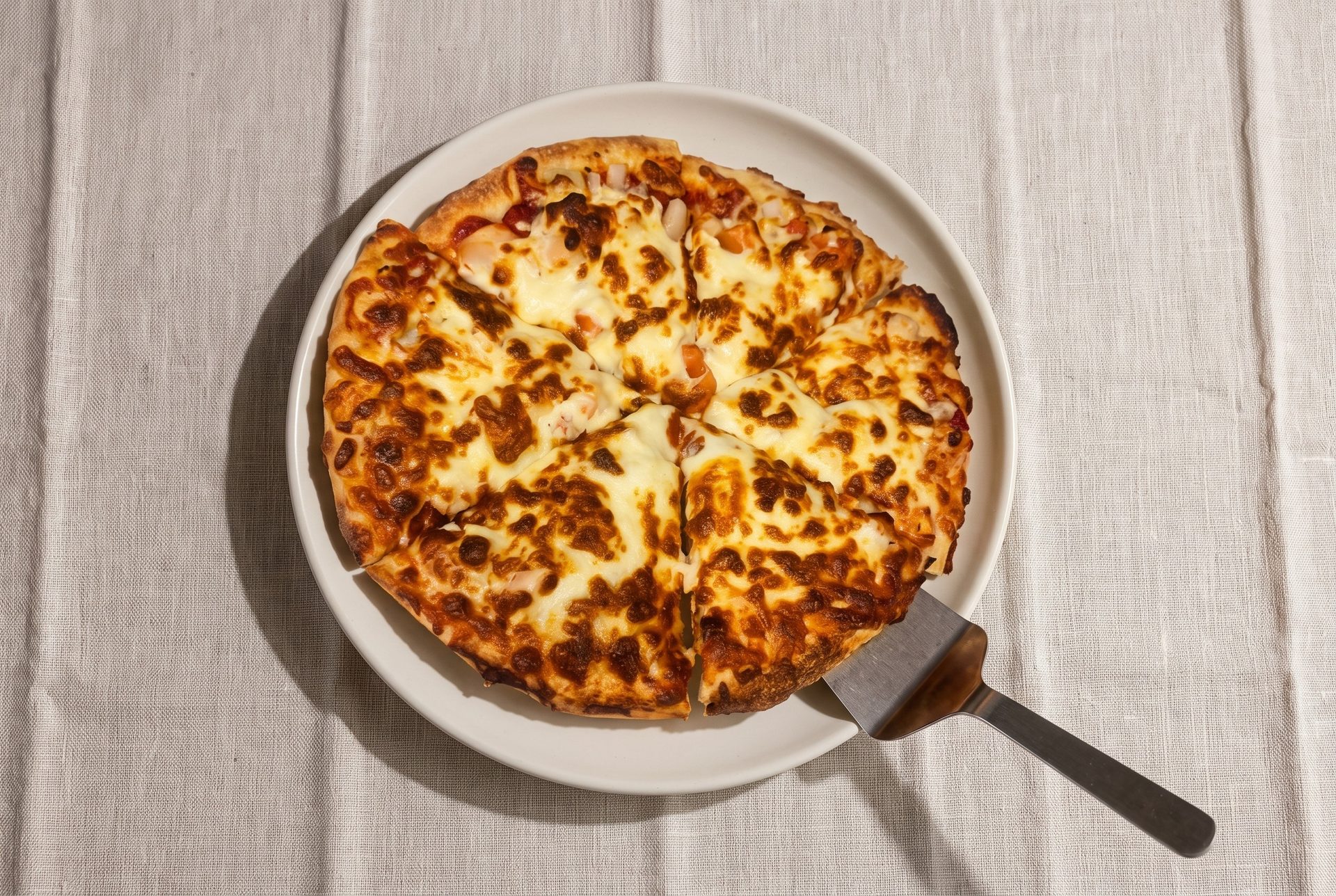 Hand-stretched dough, house-made sauce